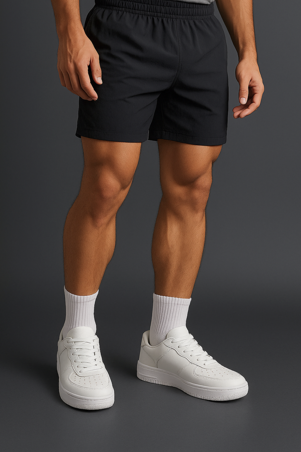 Tênis Esportivo Branco Minimalista