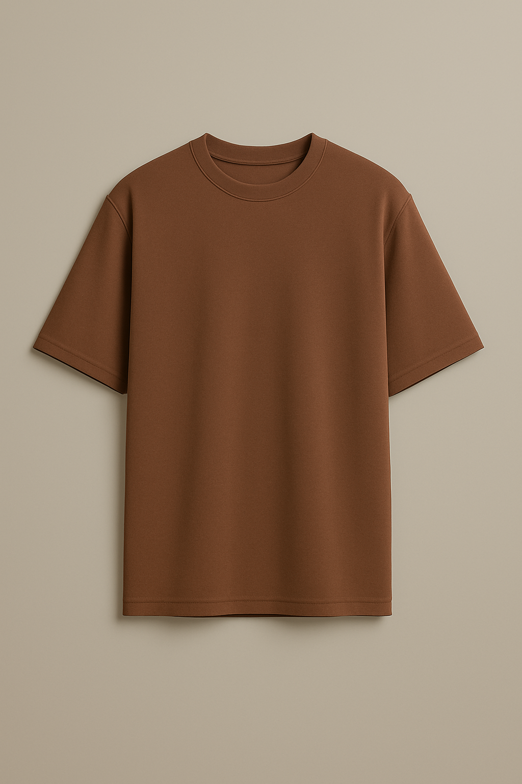 Camiseta Oversized Marrom